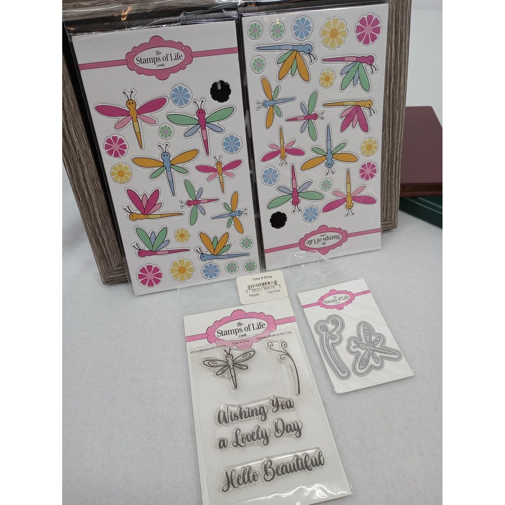 The Stamps of Life Take It Easy Stamp Chipboard Dies